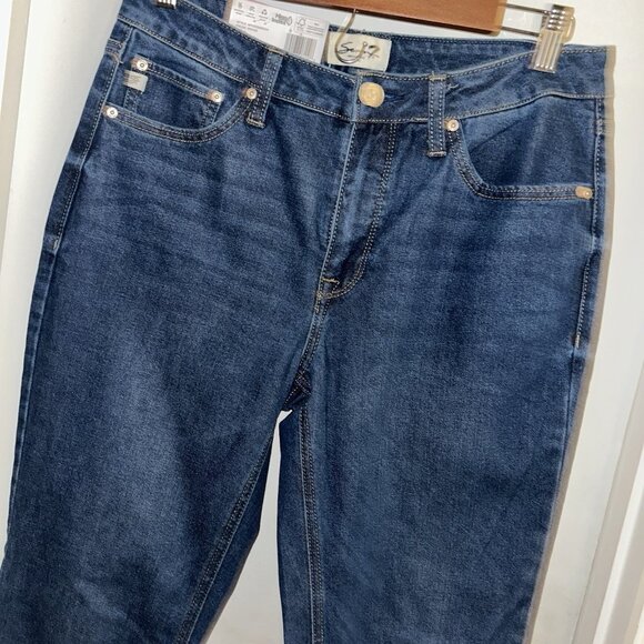 Seven7 90's Straight Jean Dark Wash High Rise Straight Leg Pants Size 6 New - Picture 3 of 9